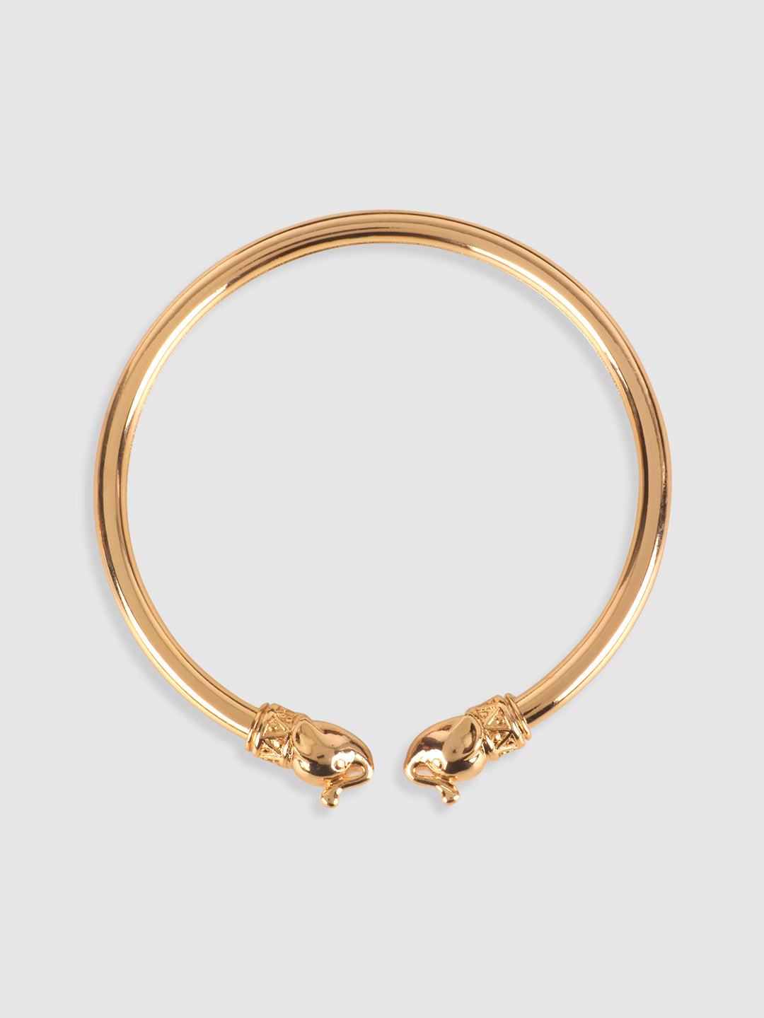 Women Set Of 2 Gold-Plated Cuff Bracelets