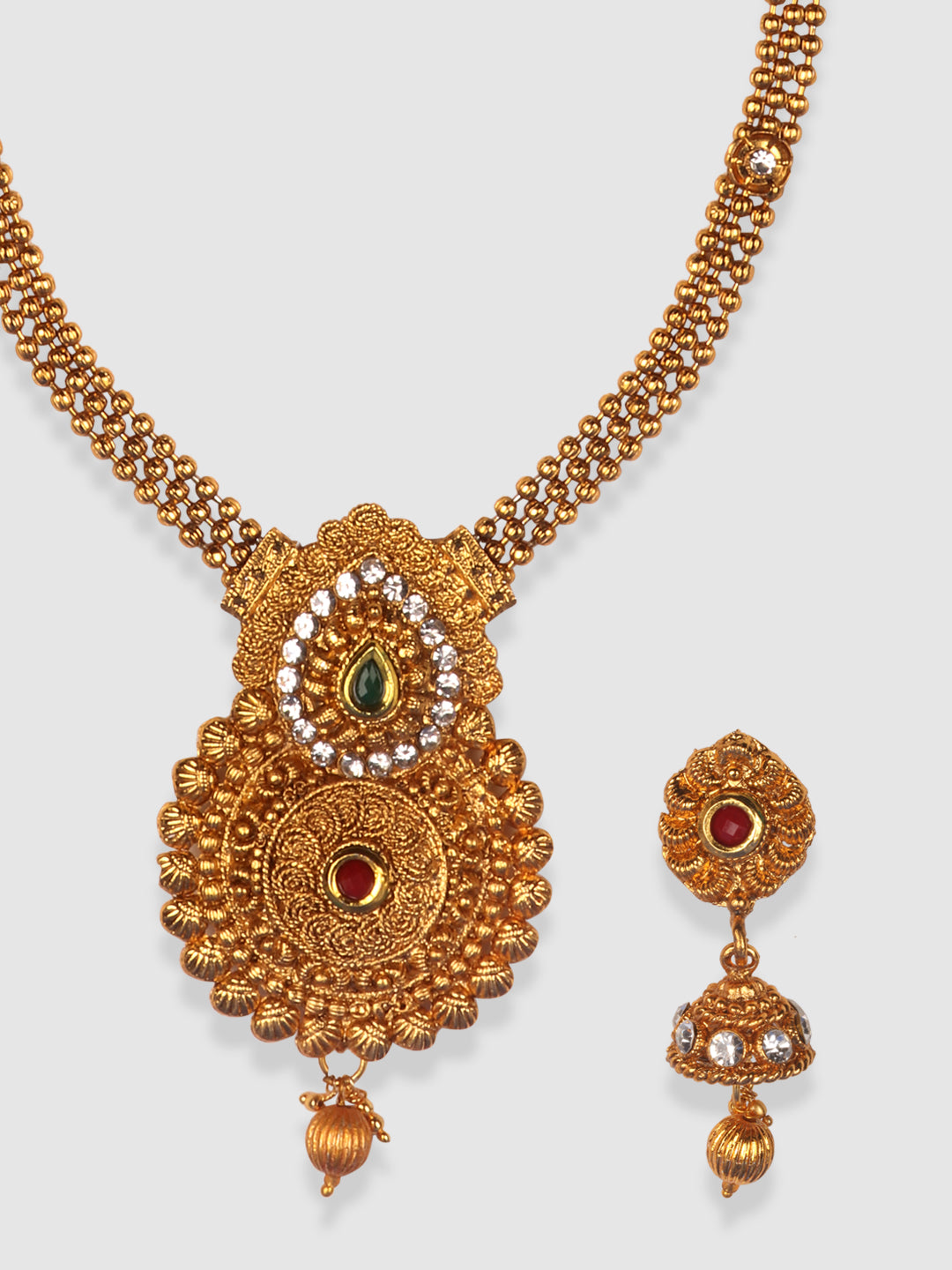 Woman Gold Plated Jewellery Set
