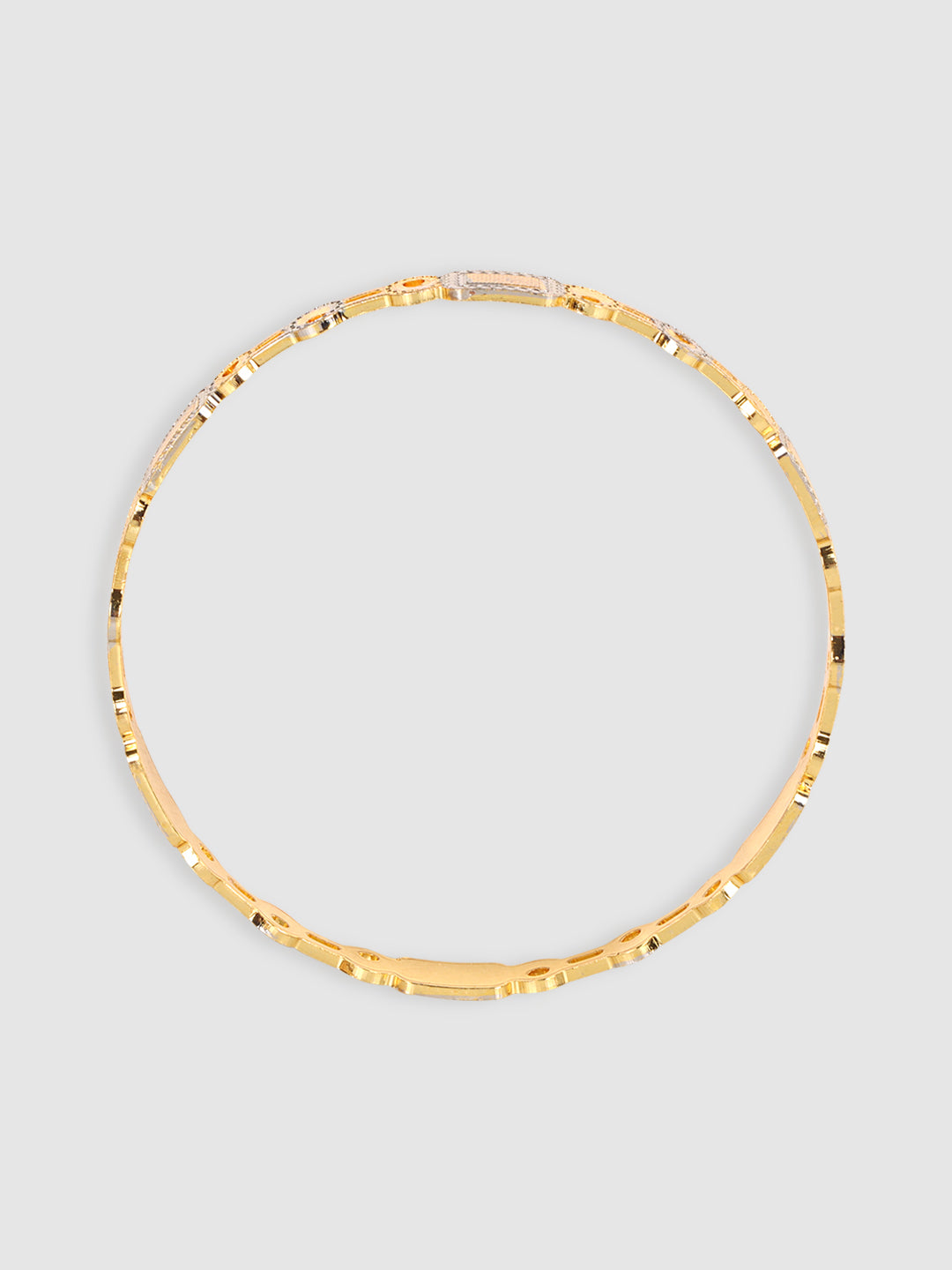 Set Of 2 Gold-Plated Handcrafted Bangles