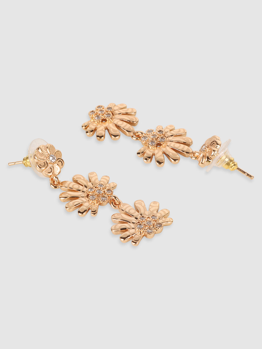 Gold-Plated AD Studded Jewellery Set