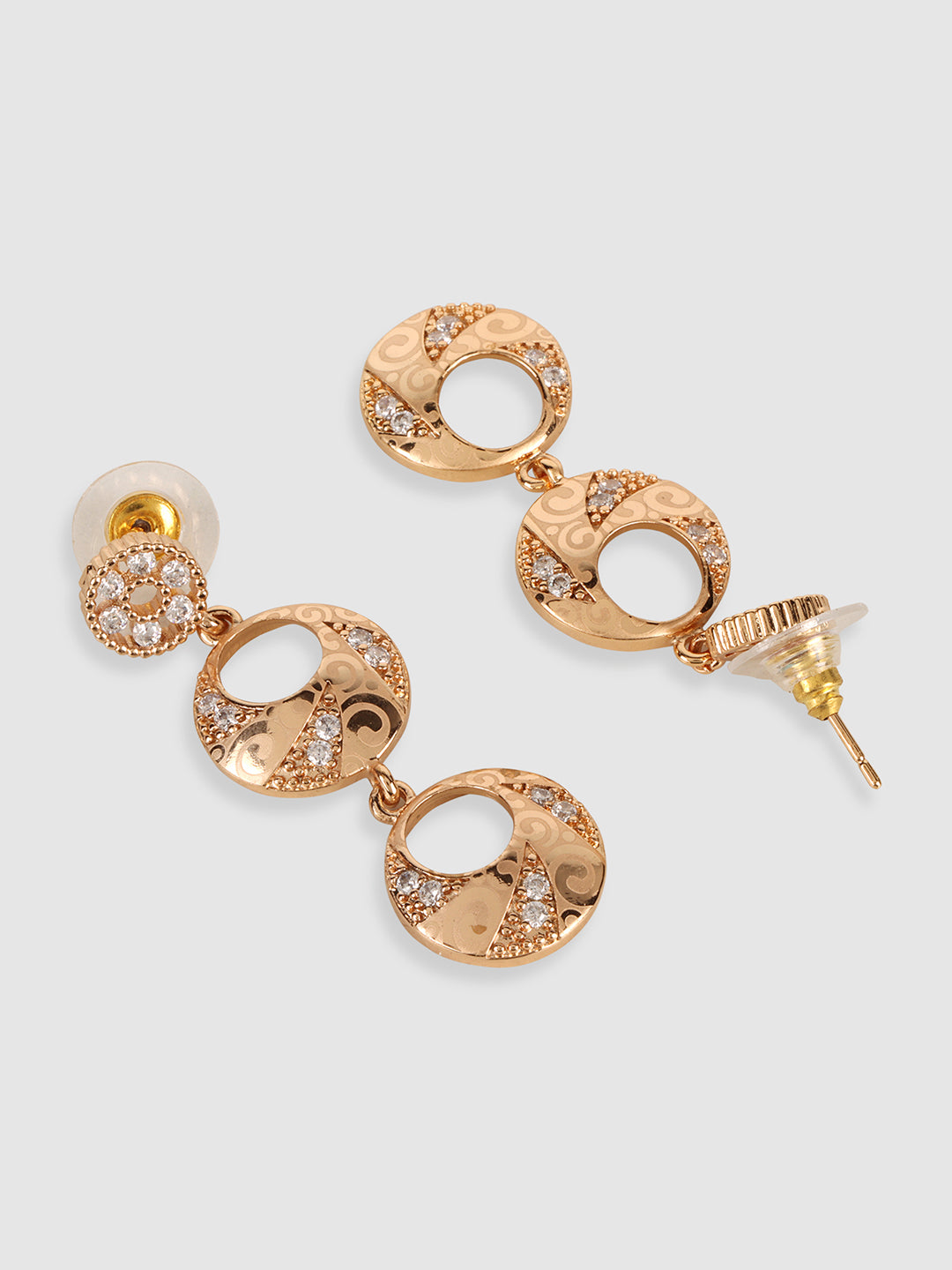 Gold-Plated AD-Studded Jewellery Set