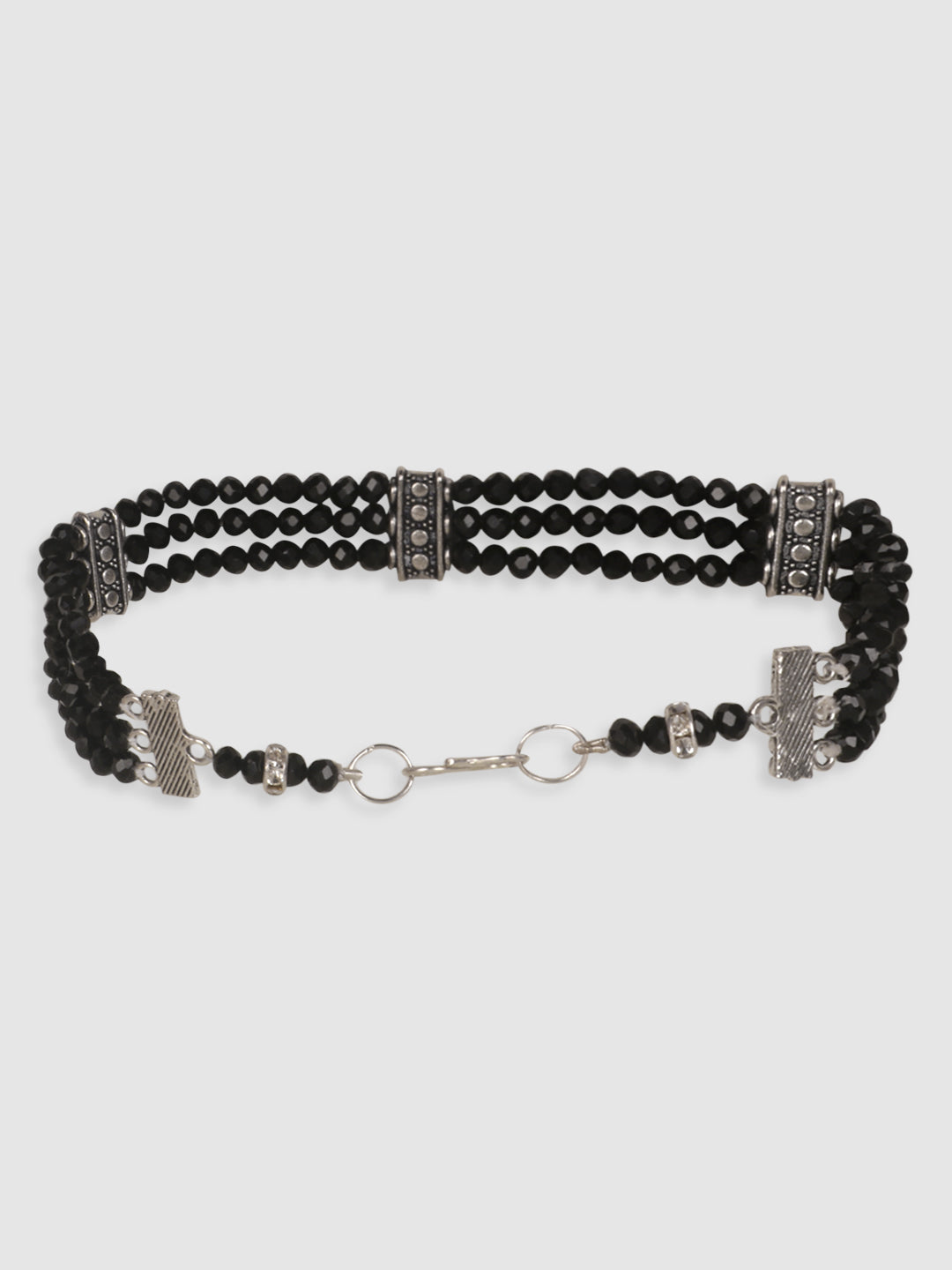 Women Stylish Broad Black Toned Exclusive Designer Anklet