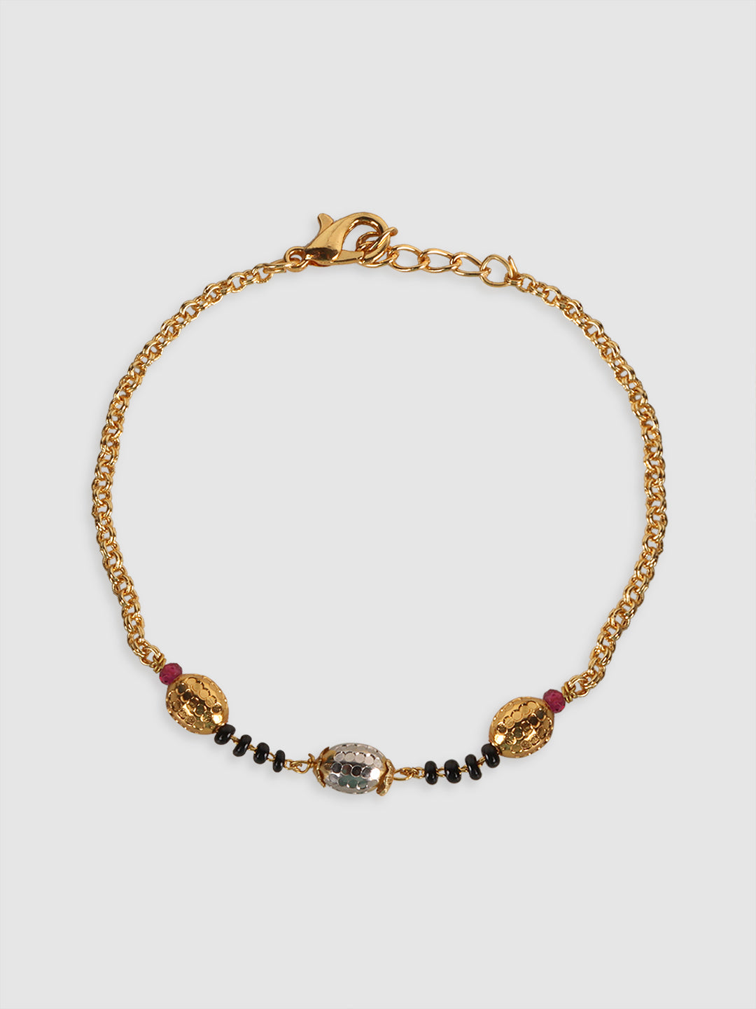 Golden-Black Adjustable Hand Mangalsutra