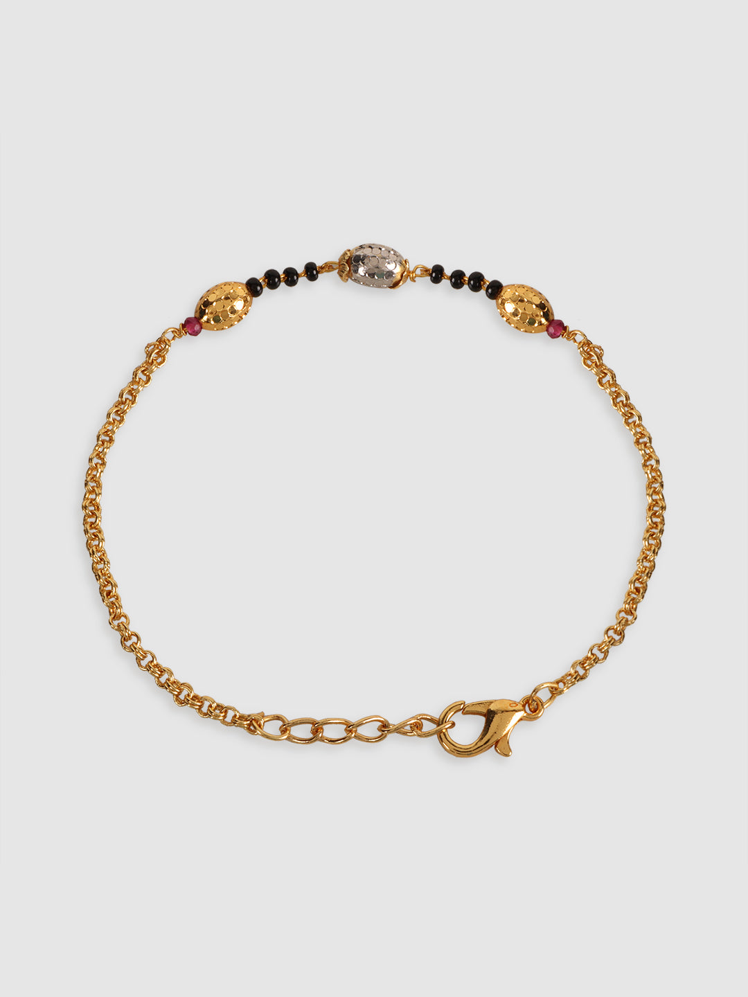 Golden-Black Adjustable Hand Mangalsutra