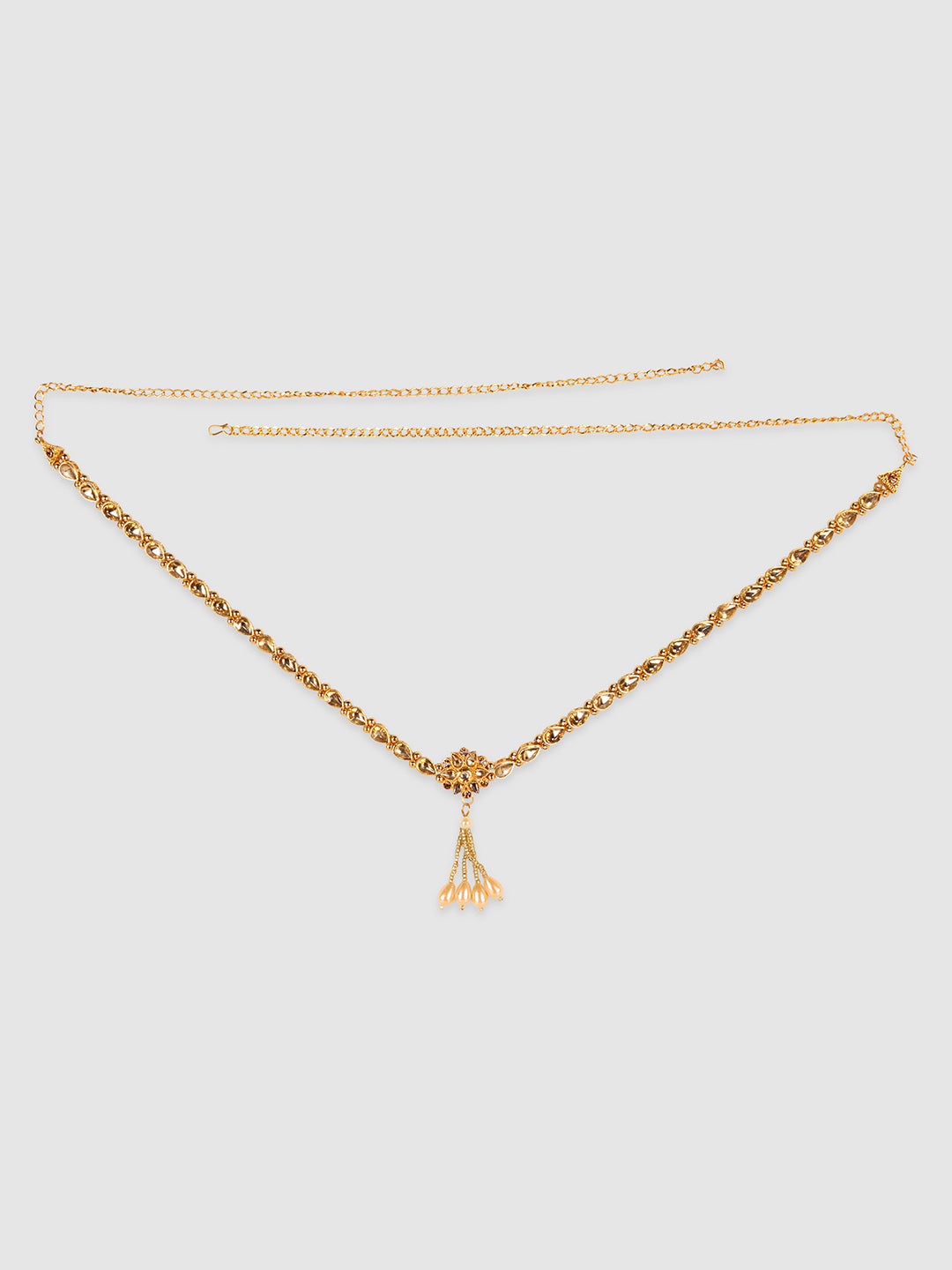 Women Gold-Plated Kundan-Studded Kamarbandh