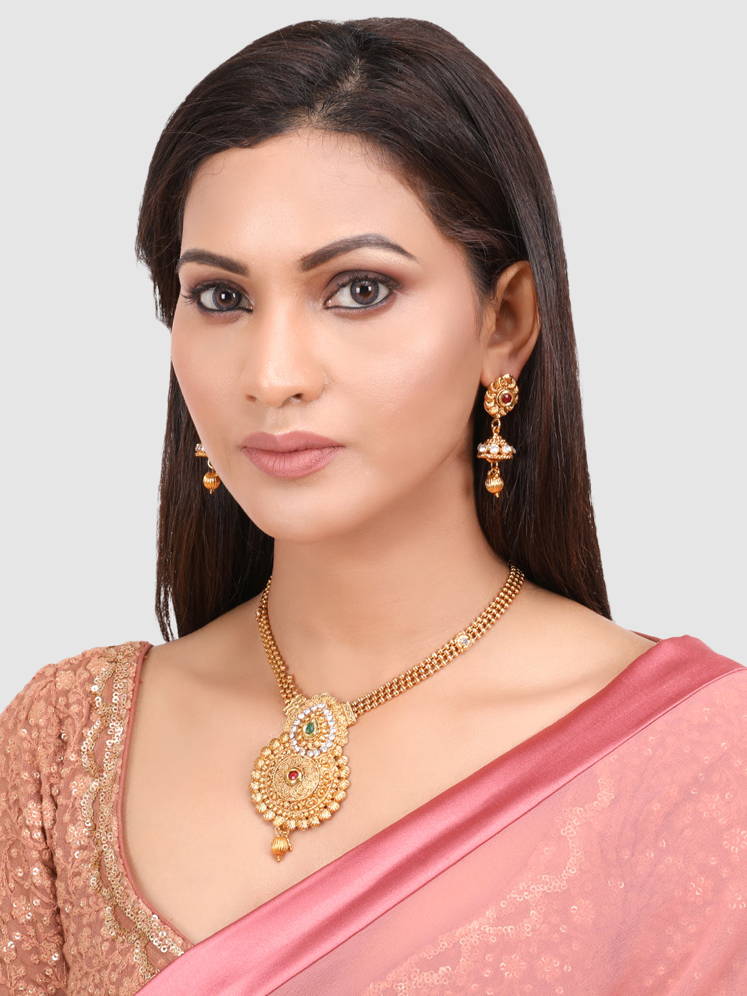 Woman Gold Plated Jewellery Set