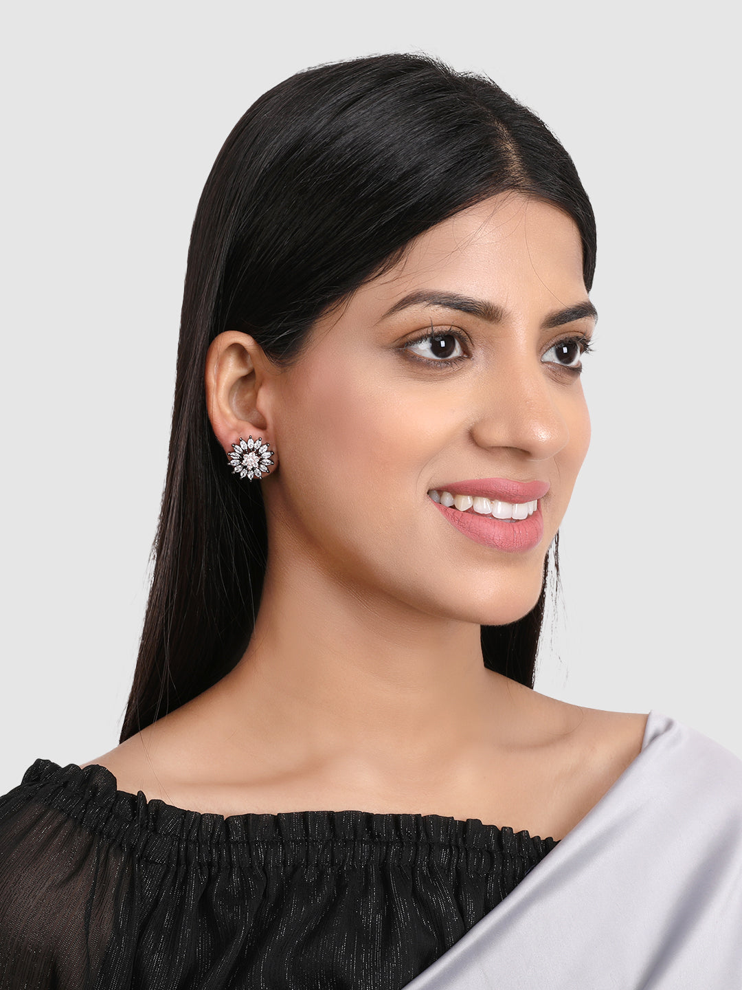 Jewels Gehna Floral Designer Earrings Set