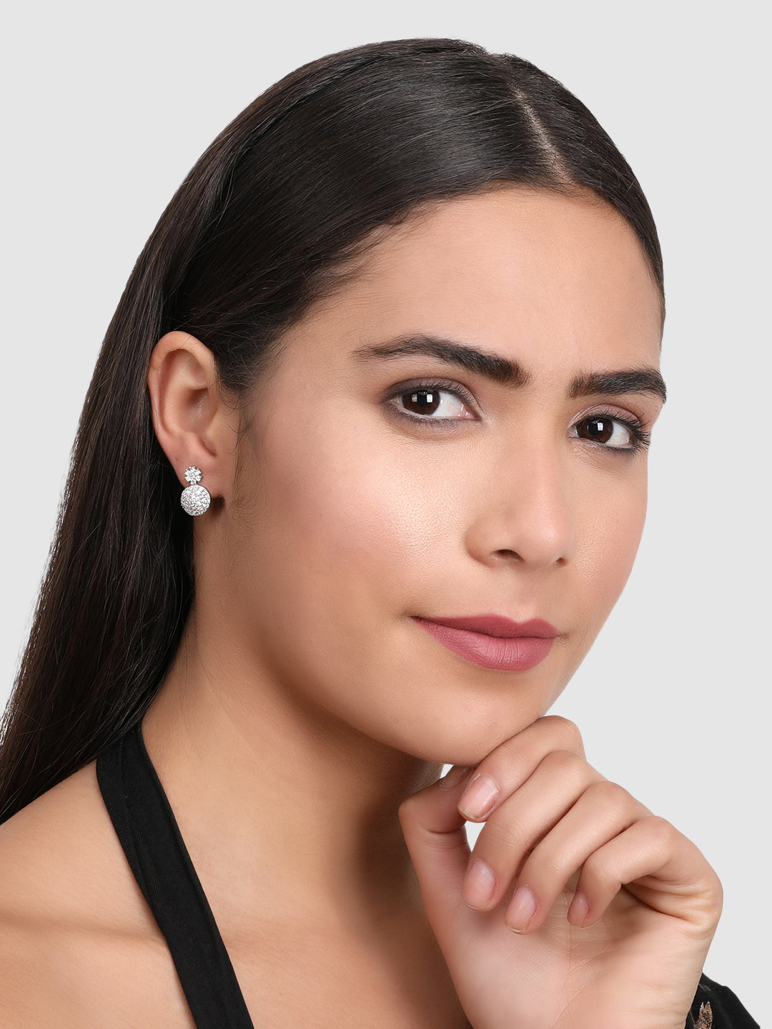 Gold-Toned Contemporary Pack Of 2 Studs Earrings