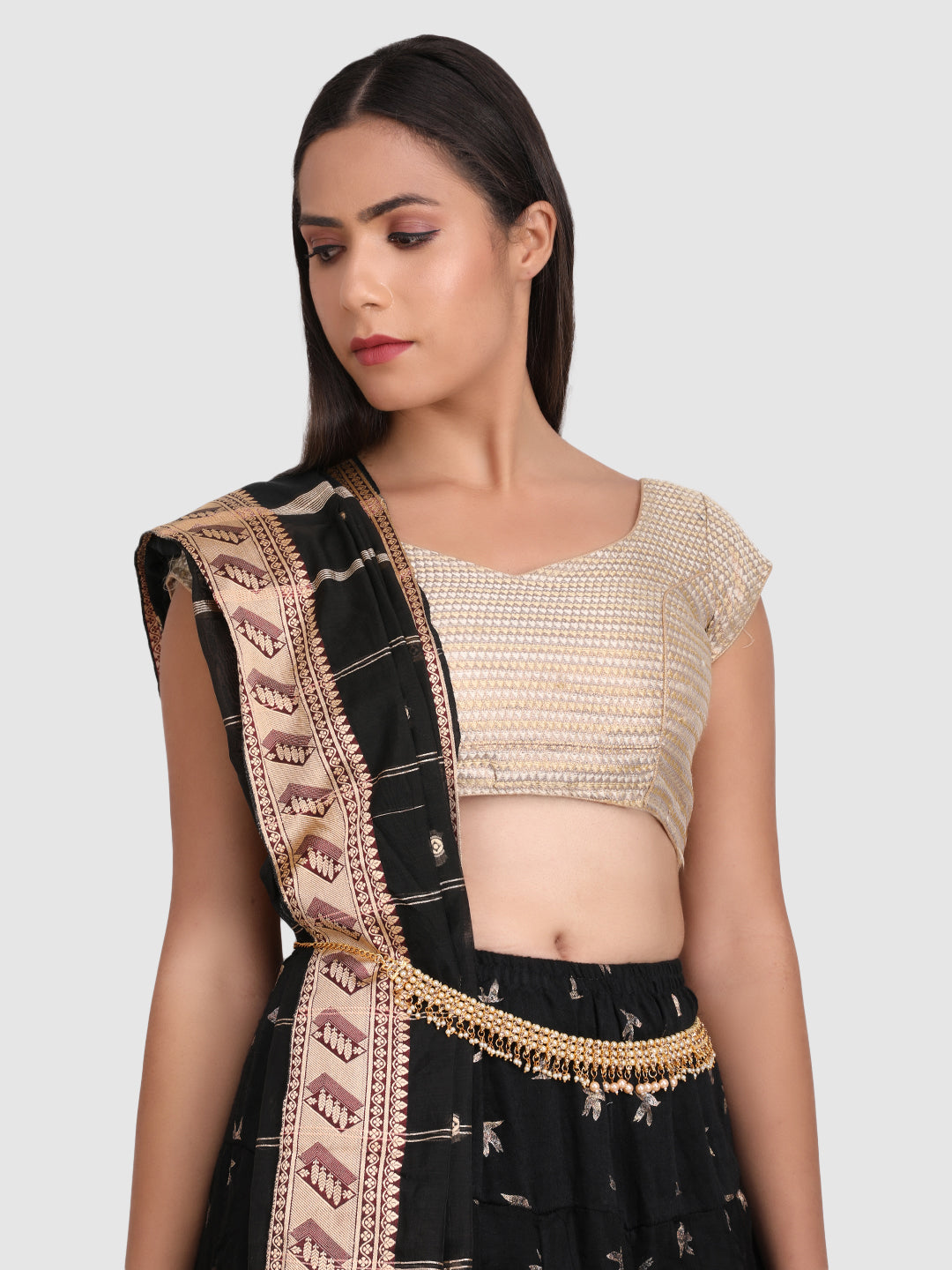 Women Gold-Plated Ethnic Stone studded Kamarbandh