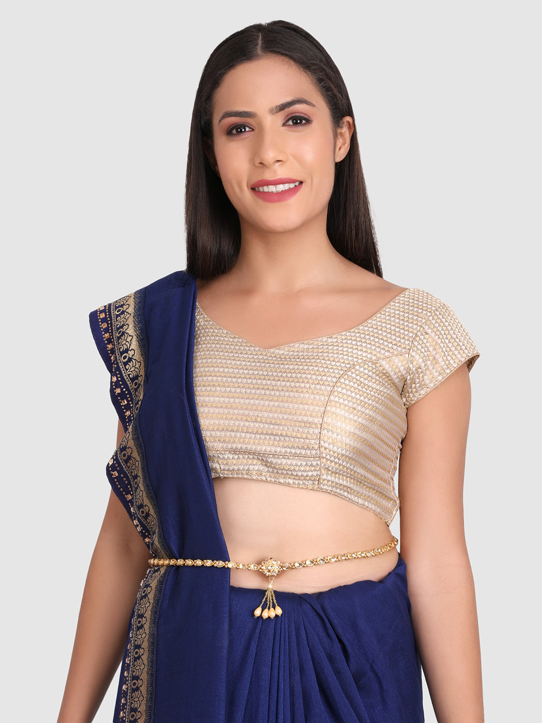 Women Gold-Plated Kundan-Studded Kamarbandh