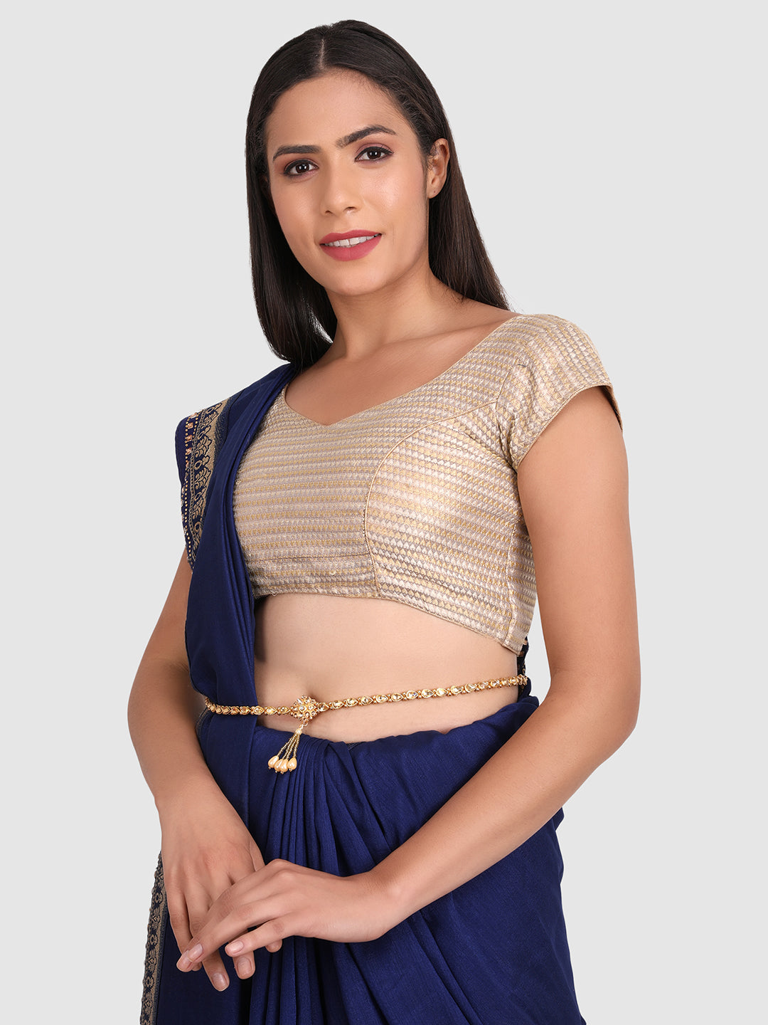 Women Gold-Plated Kundan-Studded Kamarbandh