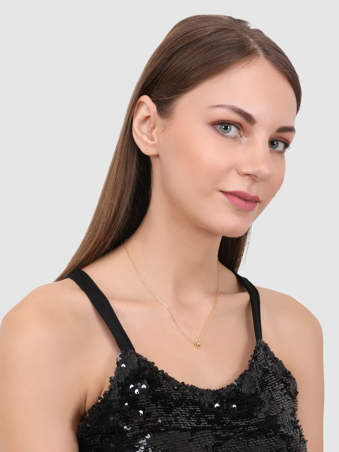 Gold-Toned & White Gold-Plated Handcrafted Necklace
