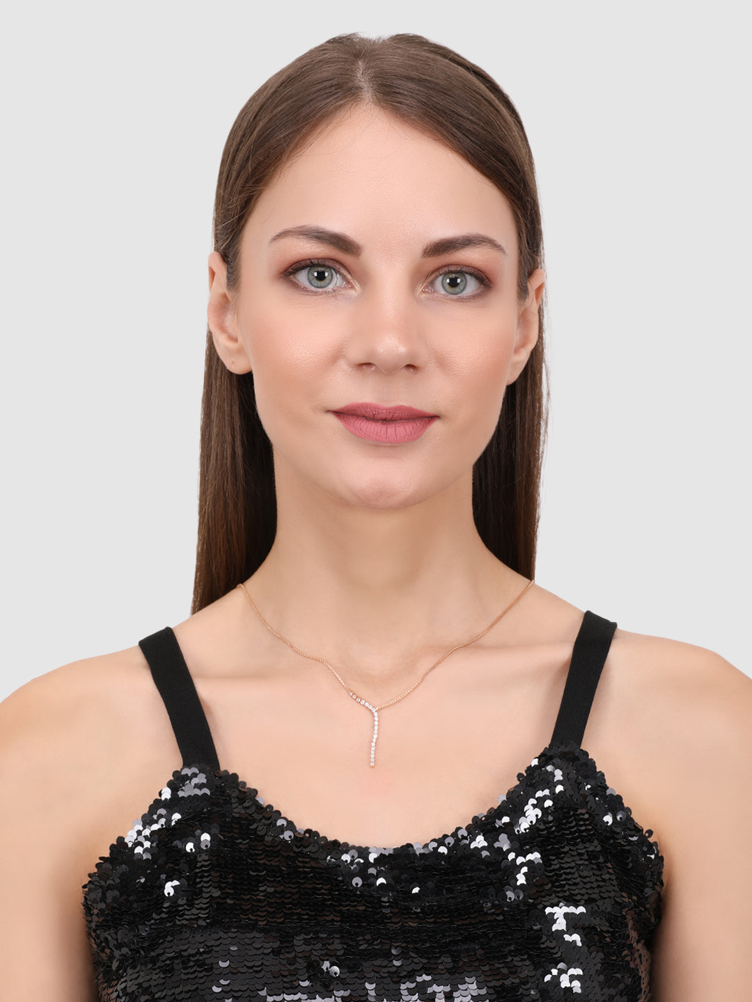 Woman Gold-Toned & White Gold-Plated Handcrafted Necklace