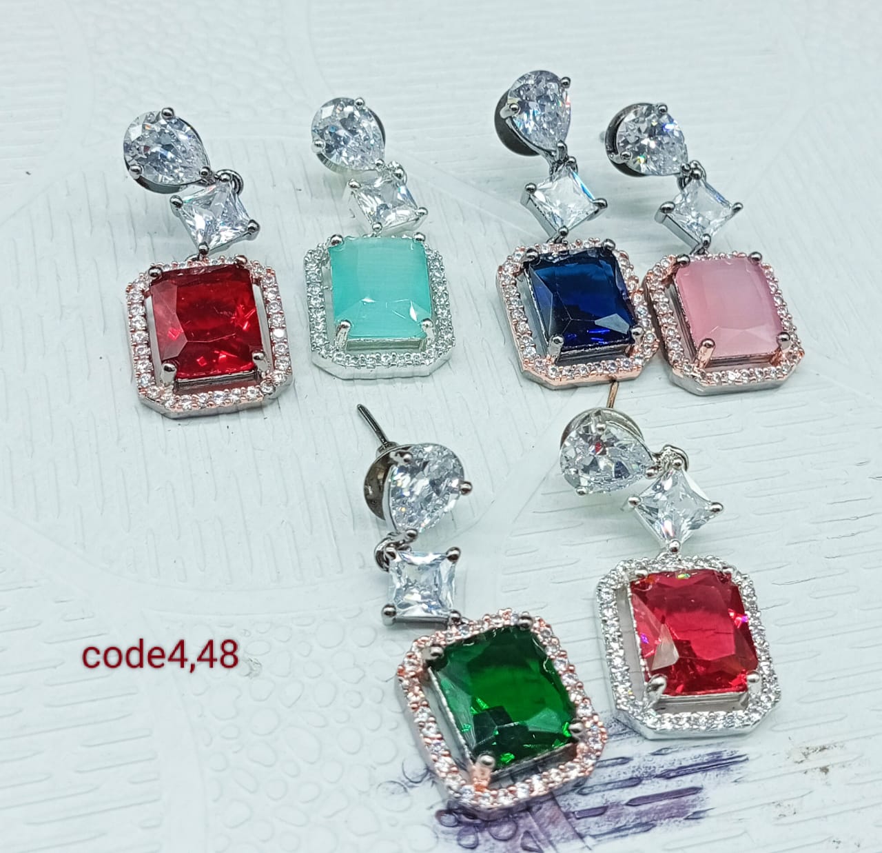 Sparkling Chic: Elegant American Diamond Earrings