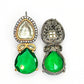 Emerald Royale Kundan Drop Earrings