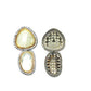 Women Ivory Glow Premium Kundan Earrings