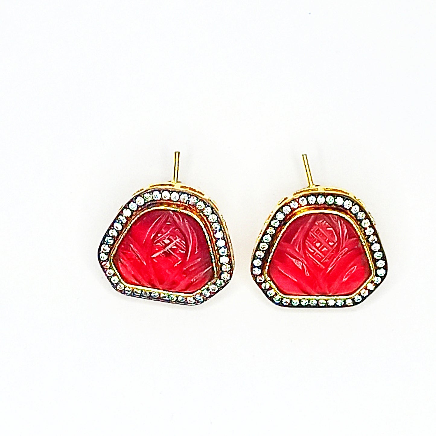 Women Pink Serenity Kundan Earrings