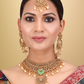 Gold-Plated Kundan-Studded Traditional Bridal Jewellery Set