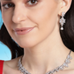 Rhodium-Plated AD-Studded Handcrafted Jewellery Set