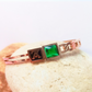 Radiant Rose Gold Green Premium Bracelet