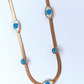 Enchanted Stylish Gold-Plated Evil Eye Chain