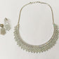 Silver Plated American diamond necklace