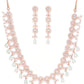 Sea Green Rose Gold-Plated AD-Studded Handcrafted Jewellery Set