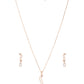 Rose Gold-Plated Handcrafted AD Stone-Studded Jewellery Set