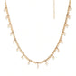 Off-White Gold-Plated CZ-Studded & Beaded Kamarbandh ( American Diamond , Gold , Off White )
