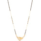 Black Gold-Plated AD-Studded Mangalsutra