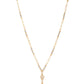 Silver-Toned Gold-Plated AD-Studded Mangalsutra