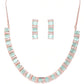 Blue Rose Gold-Plated AD-Studded Handcrafted Jewellery Set