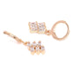 Rose Gold-Plated Handcrafted AD Stone-Studded Jewellery Set