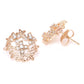 Rose Gold-Plated Handcrafted AD Stone-Studded Jewellery Set
