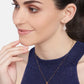 Rose Gold-Plated Handcrafted AD Stone-Studded Jewellery Set