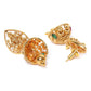 Red Gold-Plated Stone-Studded Goddess Lakshmi Handcrafted Jewellery Set