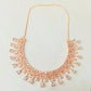 Rose Gold Plated Designer American Diamond Necklace Set