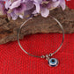 Women -SILVER Toned & Blue Gold-Plated Evil Eye Charm Bracelet