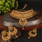 Gold-Plated Stone-Studded Traditional Bridal Jewellery Set