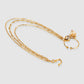 Women Gold Toned Kundan Stone Studded Clip-On Nosepin