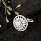 Jewels Gehna American Diamond Round Adjustable Ring