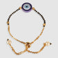 Women Gold-Toned & Black Gold-Plated Charm Bracelet
