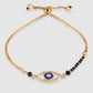 Women Gold-Toned & Blue Gold-Plated Charm Bracelet
