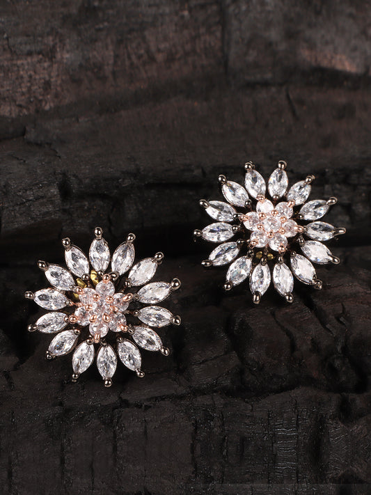 Jewels Gehna Floral Designer Earrings Set