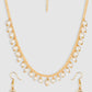 Off-White & Gold-Plated Pearl Beaded Necklace Sets