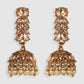 Gold-Toned Dome Shaped Jhumkas Earrings