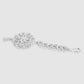 Silver Plated Silver AD Studded Circular Shaped Maangtika