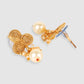 Gold-Plated Gold Pearl Beaded Jewellery Set