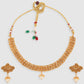 Gold-Plated Pearl-Beaded Jewellery Set