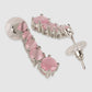 Silver-Plated & Pink AD Stone Studded Jewellery Set